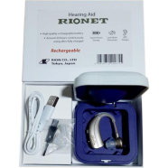 Rionet Super Power saving Rechargeable Hearing Aid Sound Amplifier with storage box Japan Made