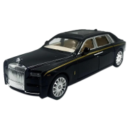 Rolls Royce Phantom Metal Car With Music and light Gift For Children (rr_phantom_2403a_bk)-(Non-Brand) image