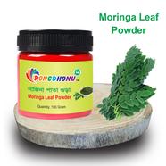 Rongdhonu Moringa Leaf Powder, Sajina Pata Powder, Sojnepata (সাজিনা পাতা পাউডার, সজিনা পাতা গুড়া, সজনে পাতা গুড়া) - 100 gm image