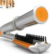 Rotary Curling Iron Electric 2 in 1 Hair Smoothing Device Beauty Straightener Iron Hair Brush Comb Style Tools