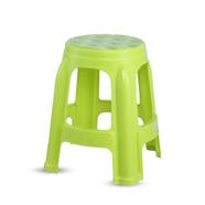 Round Stool High (Printed) Lime Green - 839629