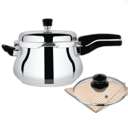 SAHARA SPCH3522 Pressure Cooker Stainless Steel 3.5 Ltr. (2 In 1)