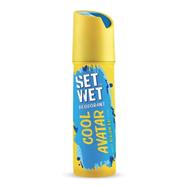 SET WET - Deodorant Spray Perfume Cool Avatar for men - 150ml
