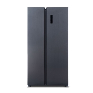 SINGER Side-By-Side Refrigerator | 436 Ltr | Silver - SRREF-SF-SBSNS436V