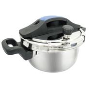 SKB Stainless Steel Pressure Cooker Whistle System-Silver-5ltr