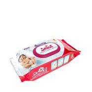 SMC Smile Gentle Baby Wipes 2's Pouch Pack (2 pcs/pouch and 25 pouches/pack)