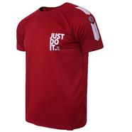 SMUG Exclusive T-Shirt Fabric Soft And Comfortable - Tshirt For Men - Maroon Colour