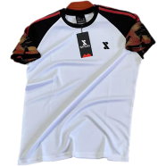 SMUG Premium Contrast T-Shirt Fabric Is Soft And Comfortable - White Colour