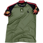 SMUG Premium Contrast T-Shirt Fabric Is Soft And Comfortable - Olive Colour
