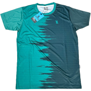 SMUG Premium Sports Active Wear T-shirt (4 part sublimation print)- Green