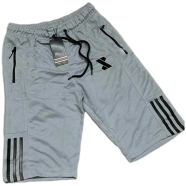 SMUG Premium Sports Shorts - Soft and Comfortable - Contrast - Grey icon