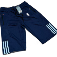 SMUG Premium Sports Shorts - Soft and Comfortable - Contrast - Navy Blue icon