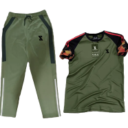 SMUG Premium T-shirt and Trouser SET - Fabric soft and comfortable - Olive color