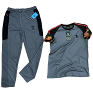 SMUG Premium T-shirt and Trouser SET - Fabric soft and Comfortable - Grey icon