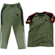 SMUG Premium T-shirt and Trouser SET - Fabric soft and comfortable - Olive color