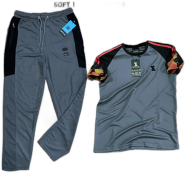 SMUG Premium T-shirt and Trouser SET - Fabric soft and Comfortable - Grey