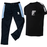 SMUG Stylish T shirt and Trouser Set For men - Soft and Comfortable - Joggers For Men