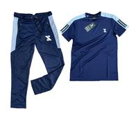 SMUG Stylish T shirt and Trouser Set For men - Soft and Comfortable - Navy Blue