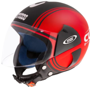 STUDDS Cub D4 DECOR Half Face Bike Helmet M Size - Black