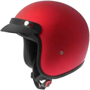 STUDDS Half Face Bike Helmet L Size - Red