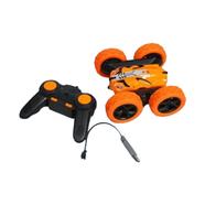 STUNT RACING Remote Control double flip Rechargeable Car High Speed (stunt_car_doubleflip_o) - Orange 