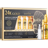 Sadoer 24K Gold Ampoule Serum With Gold Foil Particles – 7 Pcs Set
