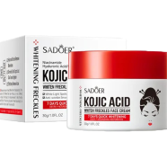 Sadoer Kojic Acid Whitening Cream Melasma Cream Dark Spots Age Spots Skin Firming Anti-Aging Hydrating-30gm