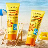 Sadoer Vitamin C Sunscreen Whitening Cream SPF60 Plus - 40gm