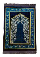 Safa Teks Turkey Prayer Jaynamaz (জায়নামাজ) - Deep Blue Color (Any design)