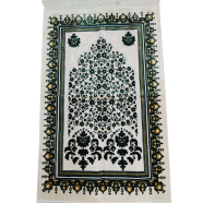Safa Tex Multicolor Velvet Platinum Jaynamaz (Any Design)