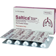 Saltica 50 mcg, 250 mcg Inhalation Capsule 10'S Strip icon