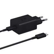 Samsung 45W PD Super Fast Power Adapter With C To C cable (5A/1.8m) EU - Black (Model EP-T4510)