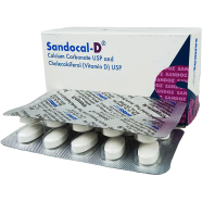 Sandocal-D 500 mg Plus 200 IU 10's Strip Tablet icon