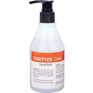 Sanityza Clear 0.5 Parsent, 70 Parsent Hand Rub 250 ml bottle with dispenser