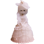 Sankhacura Princess Doll Fragrance Candle - White Color