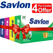 Savlon Soap 100 gm 4 Pcs Mixed Combo (Mild, Fresh, Antiseptic and Lemon Burst)