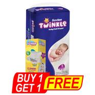 Savlon Twinkle Pant system Baby Diaper (S Size) ( Up To 8kg) (42 pcs) (240 ml Twinkle pp baby Feeder) FREE - BUY 1 GET 1