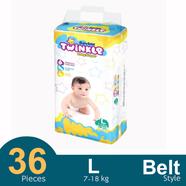 Savlon Twinkle Belt System Baby Diaper (L Size) (7-18kg) (36pcs) - HPBJ