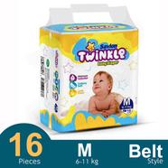 Savlon Twinkle Belt System Baby Diaper (M Size) (6-11kg) (16pcs) - HP24
