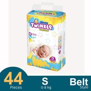 Savlon Twinkle Belt System Baby Diaper (S Size) (8 kg) (44pcs) - HPBH