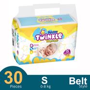 Savlon Twinkle Belt System Baby Diaper (S Size) (8 kg) (30pcs) - HP01