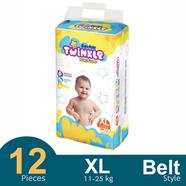 Savlon Twinkle Belt System Baby Diaper (XL Size) (11-25kg) (12pcs) - HP26 