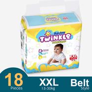 Savlon Twinkle Belt System Baby Diaper (XXL Size) (15-30 kg) (18pcs) - HP19 
