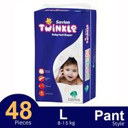 Savlon Twinkle Pant System Baby Diaper (L Size) (8-15kg) (48pcs) - HP86