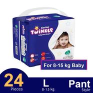 Savlon Twinkle Pant System Baby Diaper (L Size) (8-15kg) (24pcs) - HP84 