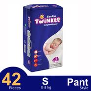 Savlon Twinkle Pant System Baby Diaper (S Size) (8 kg) (42pcs) - HP77