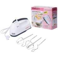Scarlett Electric Egg Beater and Mixer for Cake Cream - White