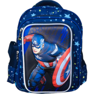 School Bagpack Captin America 2in1 Bag With Pencil Case Waterproof