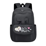 School Bags For Girls Big Capacity Backpacks Black - FD-7071-1