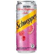 Schweppes Citrus Raspberr.Sugar Free formula Soda Can 330 ml - 142700345